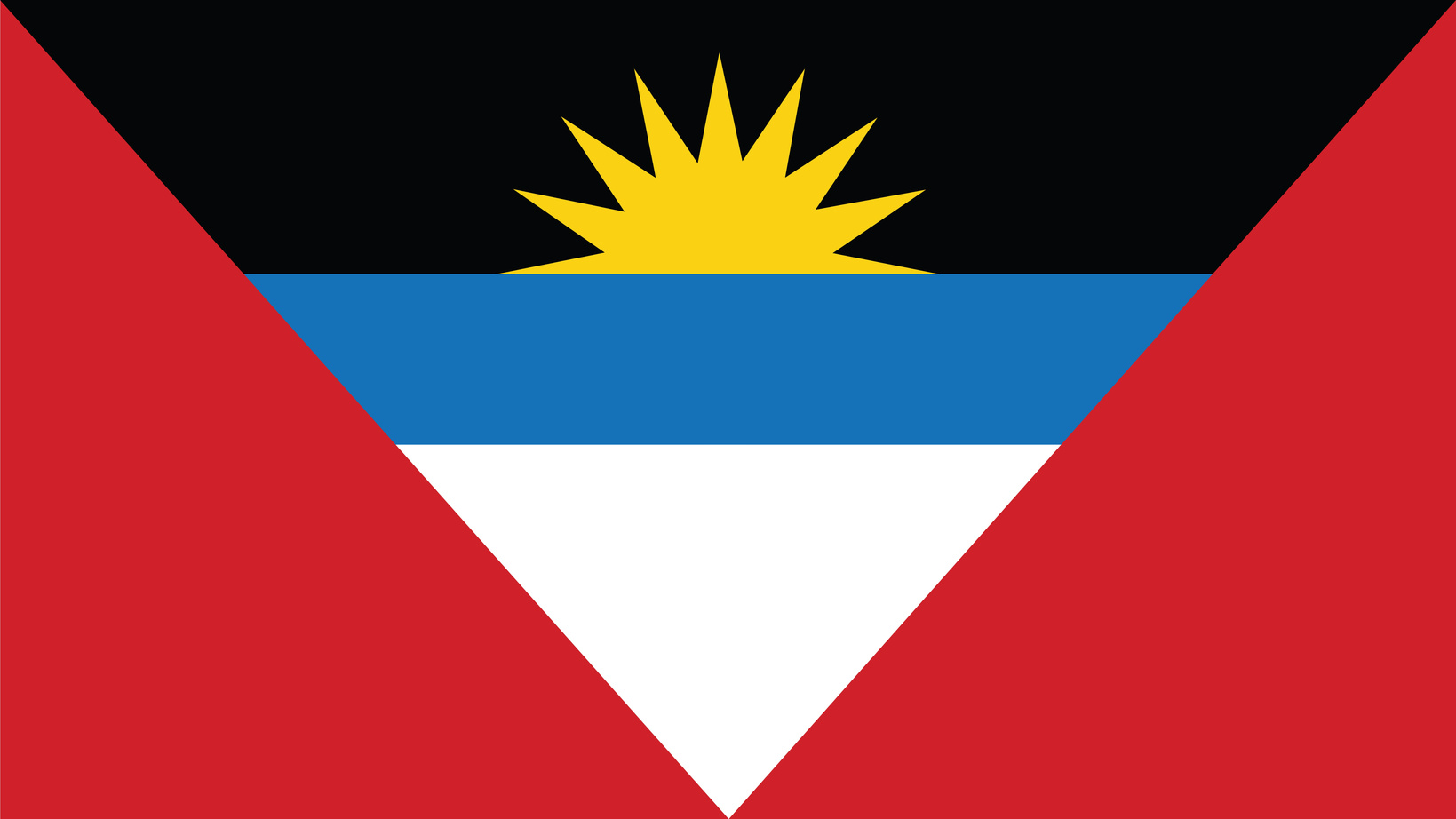 Flag of Antigua and Barbuda Illustration