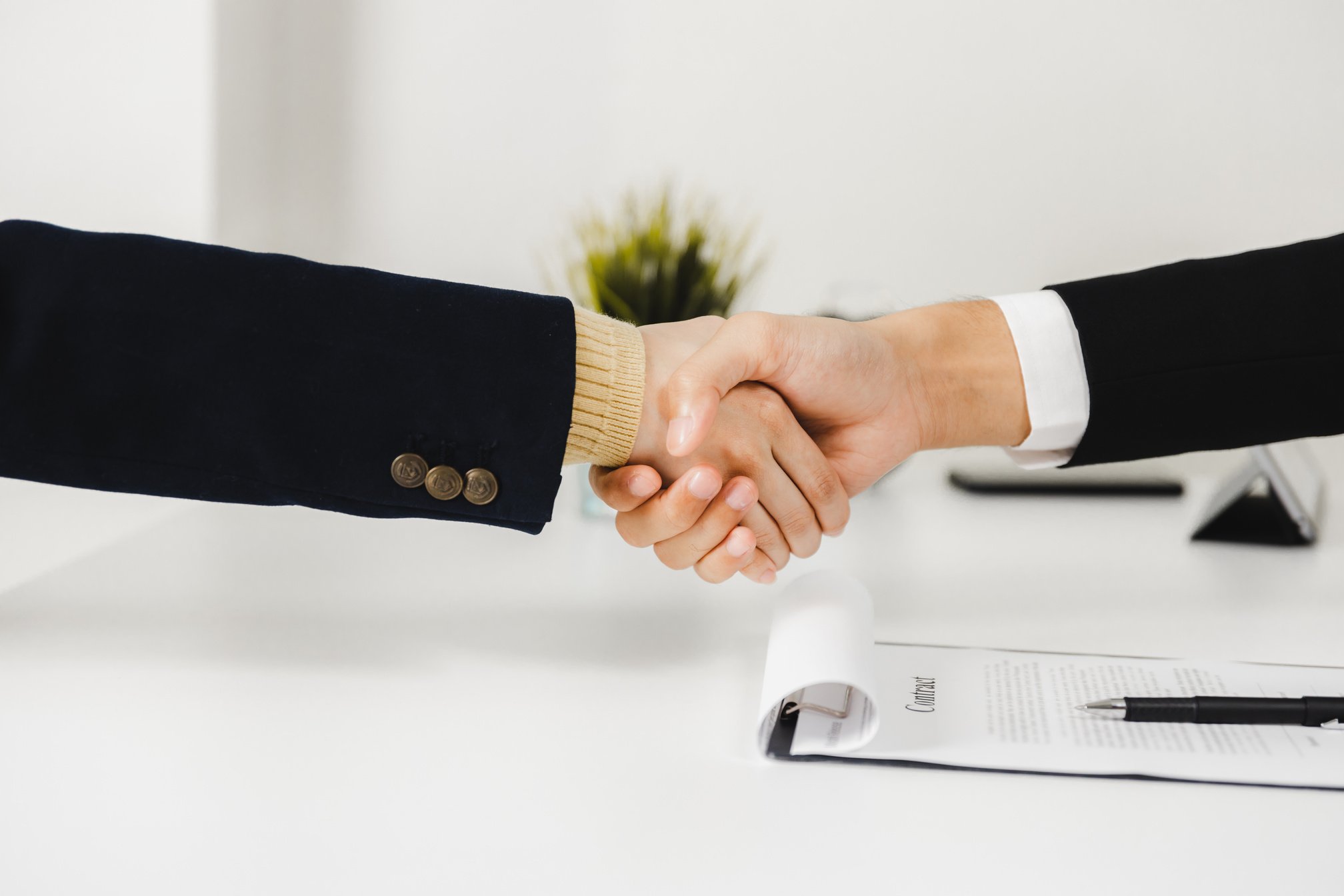 Businesspeople Shaking Hands